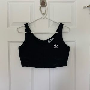 adidas cropped tank top